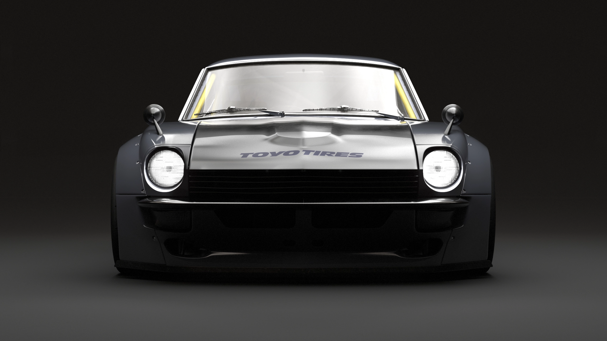 Datsun 240Z personalizzata, vista posteriore